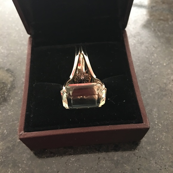 H. Stern Star Collection, 18K Rose Gold, Diamonds, Green Prasiolite Quartz! - Picture 11 of 12